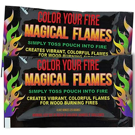 Transforming Your Bonfire with Magical Flames Color Fire Packets